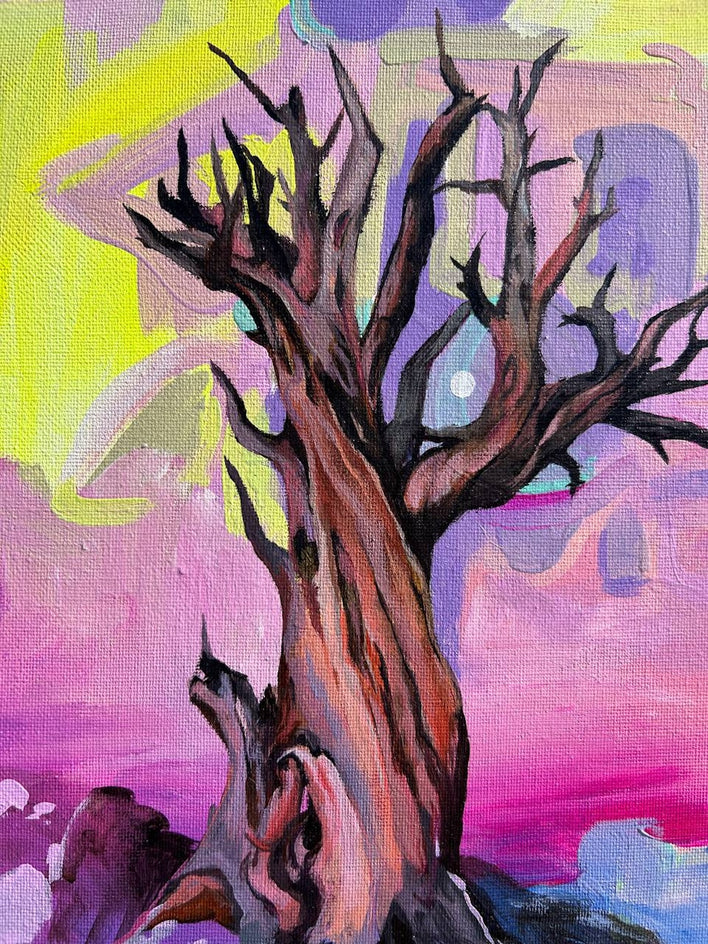 Grounded by Dafni Milan |  Closeup View of Artwork 