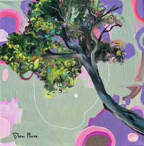 Original art for sale at UGallery.com | Infinite by Dafni Milan | $425 | mixed media artwork | 12' h x 12' w