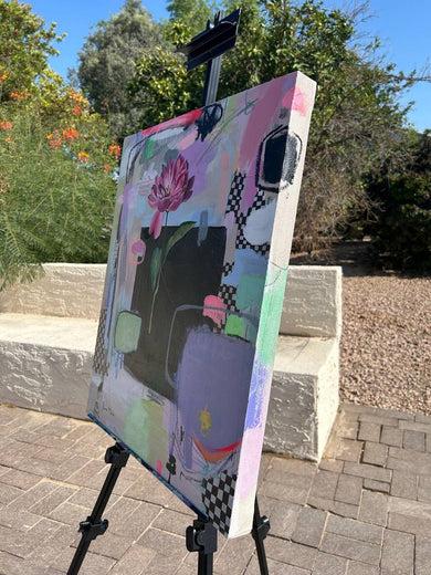 Potential by Dafni Milan |  Side View of Artwork 