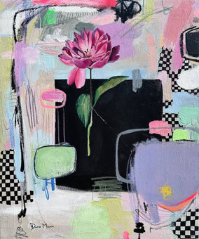 Original art for sale at UGallery.com | Potential by Dafni Milan | $2,150 | mixed media artwork | 24' h x 20' w