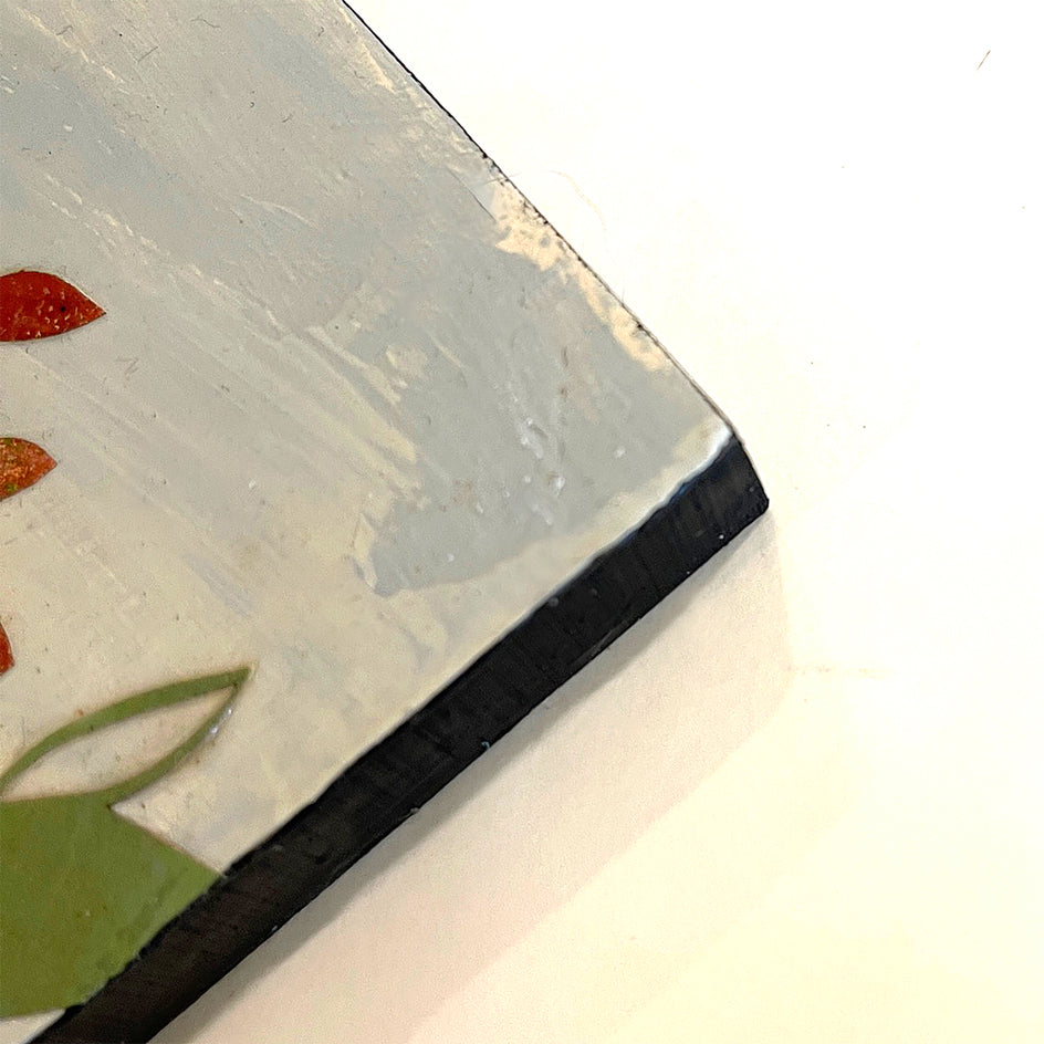 Random Thoughts by Darlene McElroy |  Side View of Artwork 