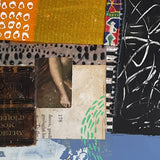 Original art for sale at UGallery.com | Random Thoughts by Darlene McElroy | $575 | mixed media artwork | 12' h x 12' w | thumbnail 4