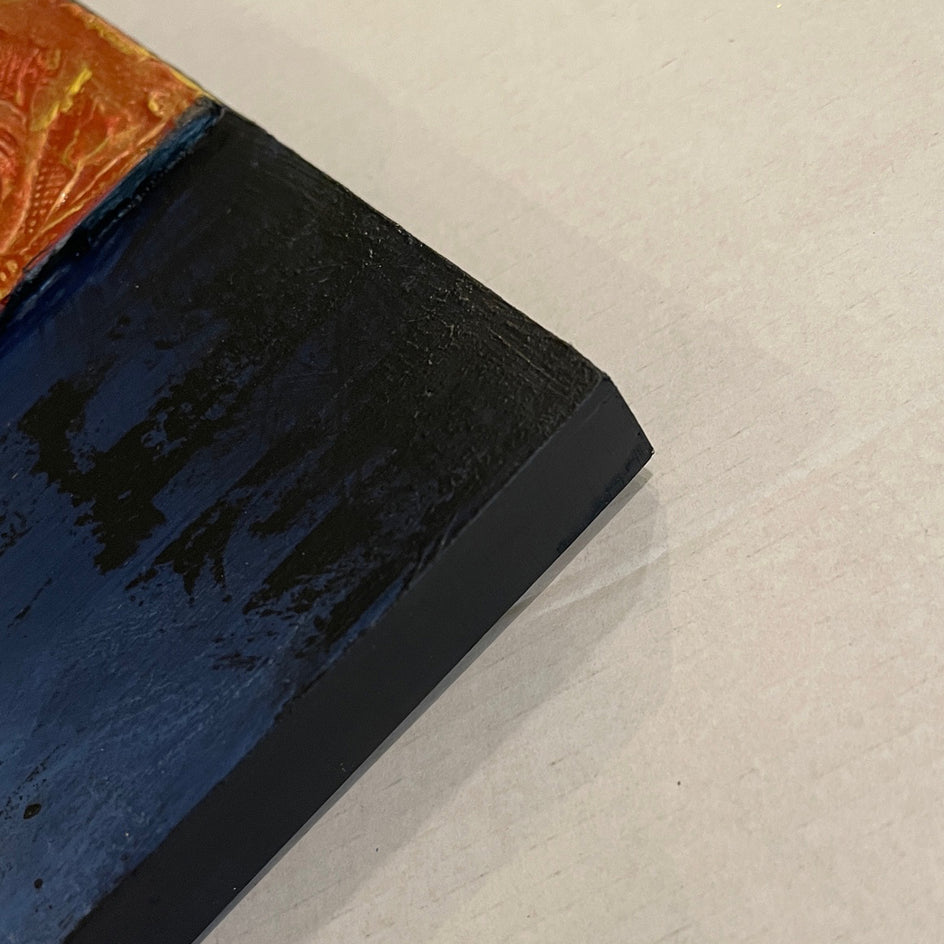 The Possibilities of Maybe by Darlene McElroy |  Side View of Artwork 