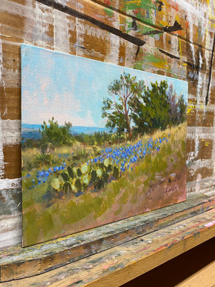 Cedar Vista by David Forks |  Side View of Artwork 