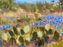 Original art for sale at UGallery.com | Cedar Vista by David Forks | $500 | acrylic painting | 9' h x 12' w | thumbnail 4