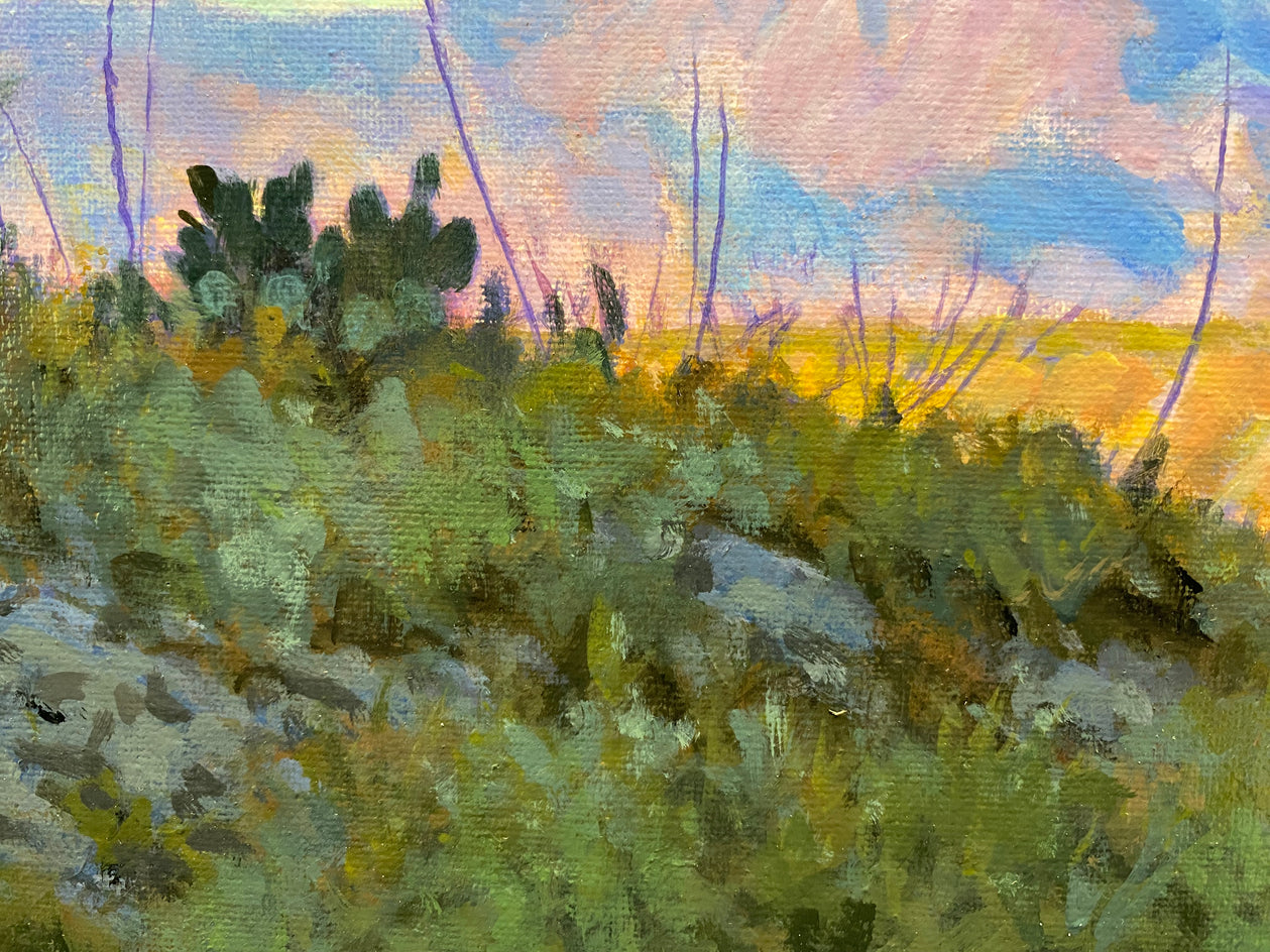Desert Light by David Forks |  Closeup View of Artwork 