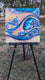 Original art for sale at UGallery.com | Moonlight by Diana Elena Chelaru | $950 | acrylic painting | 20' h x 20' w | thumbnail 4