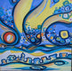 Original art for sale at UGallery.com | Setting Sun by Diana Elena Chelaru | $950 | acrylic painting | 20' h x 20' w | thumbnail 1