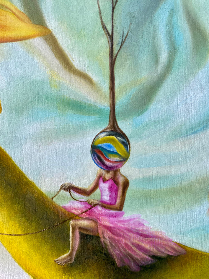 High Noon at the Stardust Grogshop by Diane Flick |  Closeup View of Artwork 