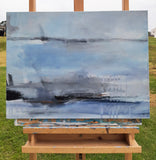 Original art for sale at UGallery.com | Go Softly by Dorothy Gaziano | $600 | acrylic painting | 18' h x 24' w | thumbnail 3