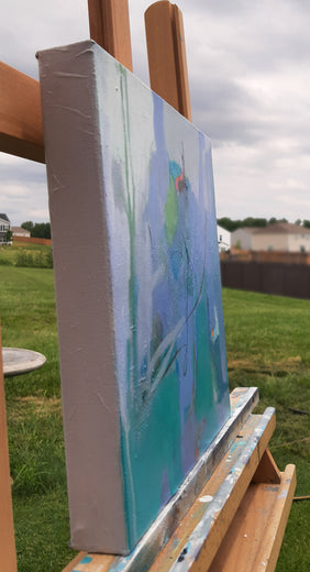 Jazz by Dorothy Gaziano |  Side View of Artwork 