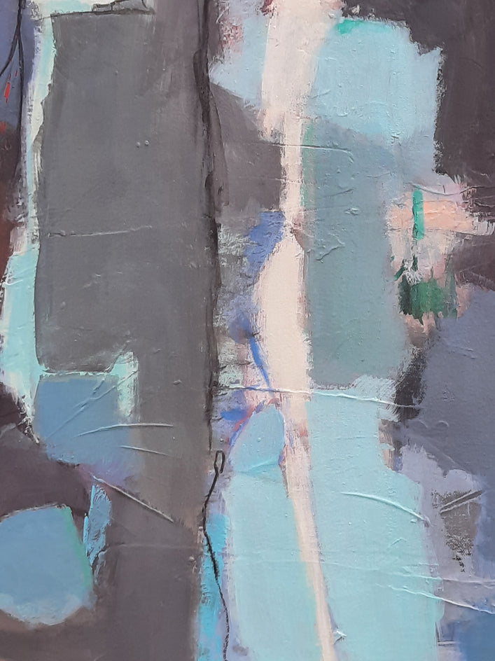 Shades of Cool II by Dorothy Gaziano |  Closeup View of Artwork 