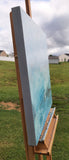 Original art for sale at UGallery.com | The Calm Before the Storm by Dorothy Gaziano | $750 | acrylic painting | 24' h x 24' w | thumbnail 2