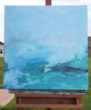 Original art for sale at UGallery.com | The Calm Before the Storm by Dorothy Gaziano | $750 | acrylic painting | 24' h x 24' w | thumbnail 3