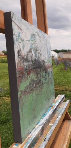 In the Distance by Dorothy Gaziano |  Side View of Artwork 