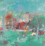 Original art for sale at UGallery.com | Liquid Matter by Dorothy Gaziano | $425 | oil painting | 12' h x 12' w | thumbnail 1