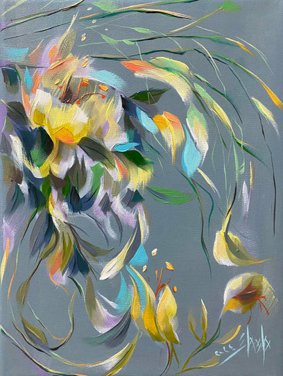 Yellow in a Sea of Gray 2 by Dowa Hattem | Artwork Main Image