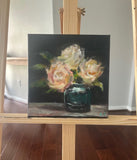Original art for sale at UGallery.com | Sweet Perfume by Elif Burduroglu | $450 | acrylic painting | 8' h x 8' w | thumbnail 3
