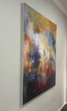 Original art for sale at UGallery.com | Balance by Elif Burduroglu | $6,000 | oil painting | 60' h x 48' w | thumbnail 2