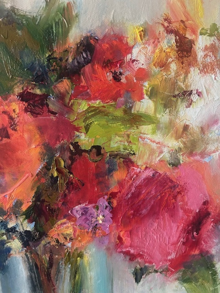 Love is in the Air by Elif Burduroglu |  Closeup View of Artwork 