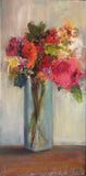 Original art for sale at UGallery.com | Love is in the Air by Elif Burduroglu | $1,025 | oil painting | 25.5' h x 13.5' w | thumbnail 1