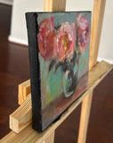 Original art for sale at UGallery.com | Spring Flowers by Elif Burduroglu | $300 | oil painting | 6' h x 6' w | thumbnail 2