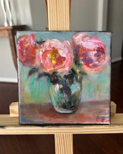 Spring Flowers by Elif Burduroglu |  Context View of Artwork 