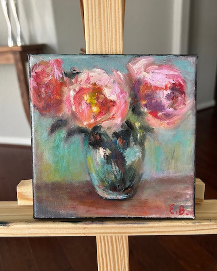 Spring Flowers by Elif Burduroglu |  Context View of Artwork 