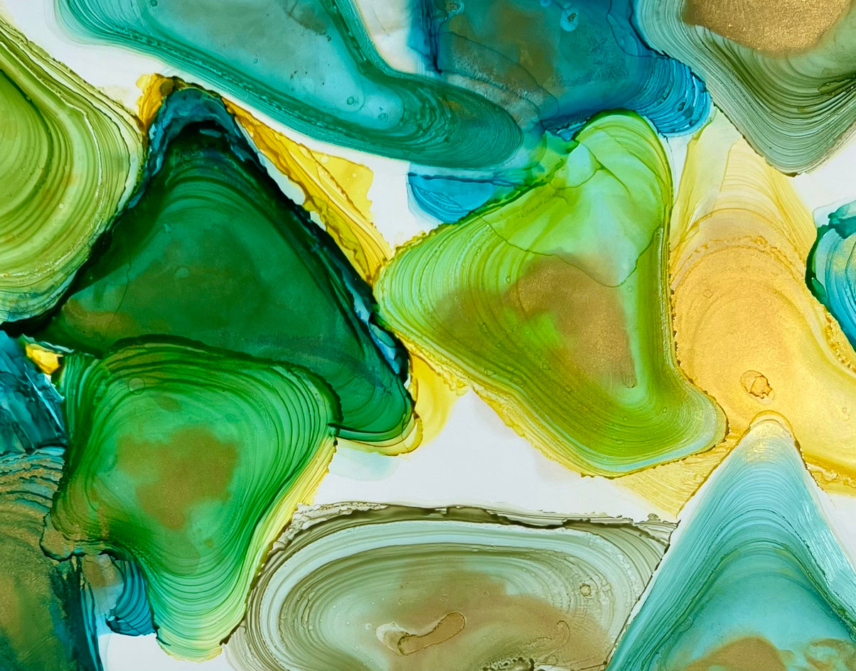 Sea Glass Sensation by Eric Wilson |  Closeup View of Artwork 
