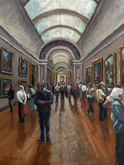 At the Louvre by Faye Vander Veer | Artwork Main Image