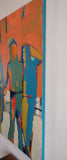 Original art for sale at UGallery.com | Abstract Trio by Gail Ragains | $5,200 | acrylic painting | 60' h x 48' w | thumbnail 2