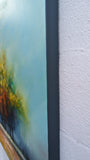 Original art for sale at UGallery.com | Autumn Breeze by George Peebles | $2,100 | oil painting | 36' h x 36' w | thumbnail 2