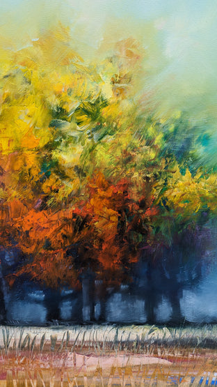 Autumn Breeze by George Peebles |   Closeup View of Artwork 