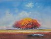 Original art for sale at UGallery.com | Carefree Day by George Peebles | $650 | oil painting | 18' h x 24' w | thumbnail 1