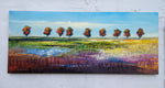 Original art for sale at UGallery.com | Hilltop View by George Peebles | $8,100 | oil painting | 30' h x 72' w | thumbnail 3