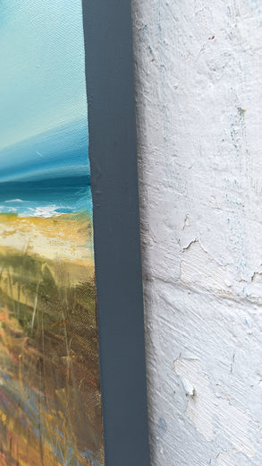 Surfs Up by George Peebles |  Side View of Artwork 