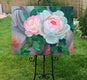 Original art for sale at UGallery.com | Rose & Thorns No.2 by Guigen Zha | $1,700 | oil painting | 24' h x 30' w | thumbnail 2