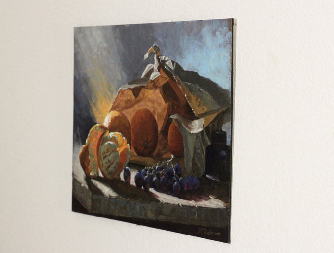 Radiant Backdraft by Hugh Masterson |  Side View of Artwork 
