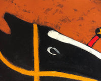 Original art for sale at UGallery.com | Pony Express by Jaime Ellsworth | $3,575 | acrylic painting | 30' h x 40' w | thumbnail 4