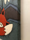Original art for sale at UGallery.com | Red Fox by Jaime Ellsworth | $1,250 | acrylic painting | 20' h x 20' w | thumbnail 2