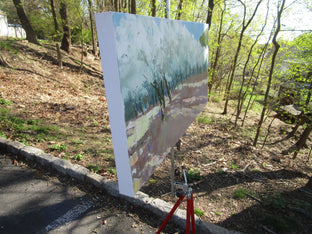 Orchard Wave by Janet Dyer |  Side View of Artwork 