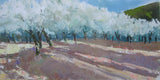 Original art for sale at UGallery.com | Orchard Wave by Janet Dyer | $1,100 | acrylic painting | 15' h x 30' w | thumbnail 1