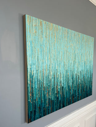 Under the Sea by Janet Hamilton |  Side View of Artwork 