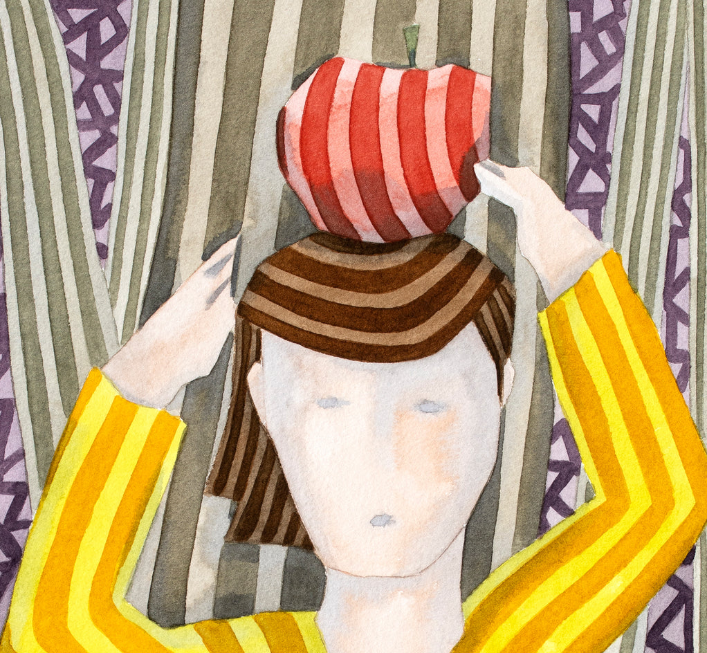 William Tell’s Son by Javier Ortas |  Closeup View of Artwork 