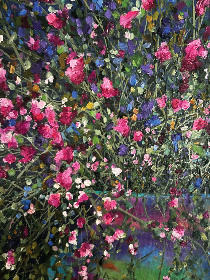 Florabundance by Jeff Fleming |  Closeup View of Artwork 