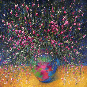 Original art for sale at UGallery.com | Florabundance by Jeff Fleming | $2,300 | oil painting | 36' h x 36' w