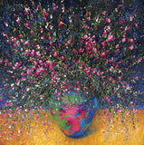 Original art for sale at UGallery.com | Florabundance by Jeff Fleming | $2,300 | oil painting | 36' h x 36' w | thumbnail 1