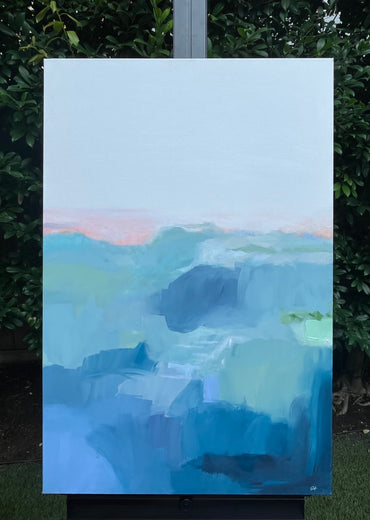 Distance by Jennifer Hanson |   Closeup View of Artwork 