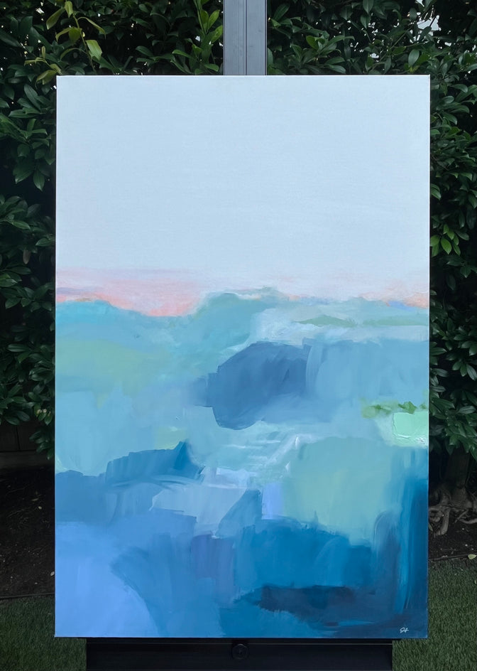 Distance by Jennifer Hanson |  Closeup View of Artwork 