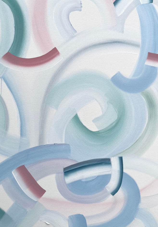 Loosen by Jennifer Hanson |  Closeup View of Artwork 